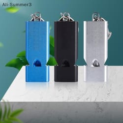 survival whistle aluminum alloy three-tube edc tool for outdoor adventures