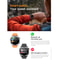 Pro Smart Watch For Men Sport Heart Rate Flashlight Compass And Password Lock AMOLED Smartwatch 5