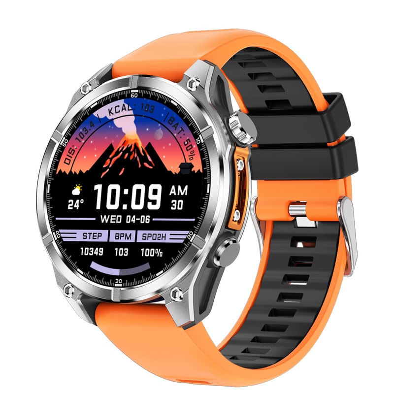 Pro Smart Watch For Men Sport Heart Rate Flashlight Compass And Password Lock AMOLED Smartwatch 7
