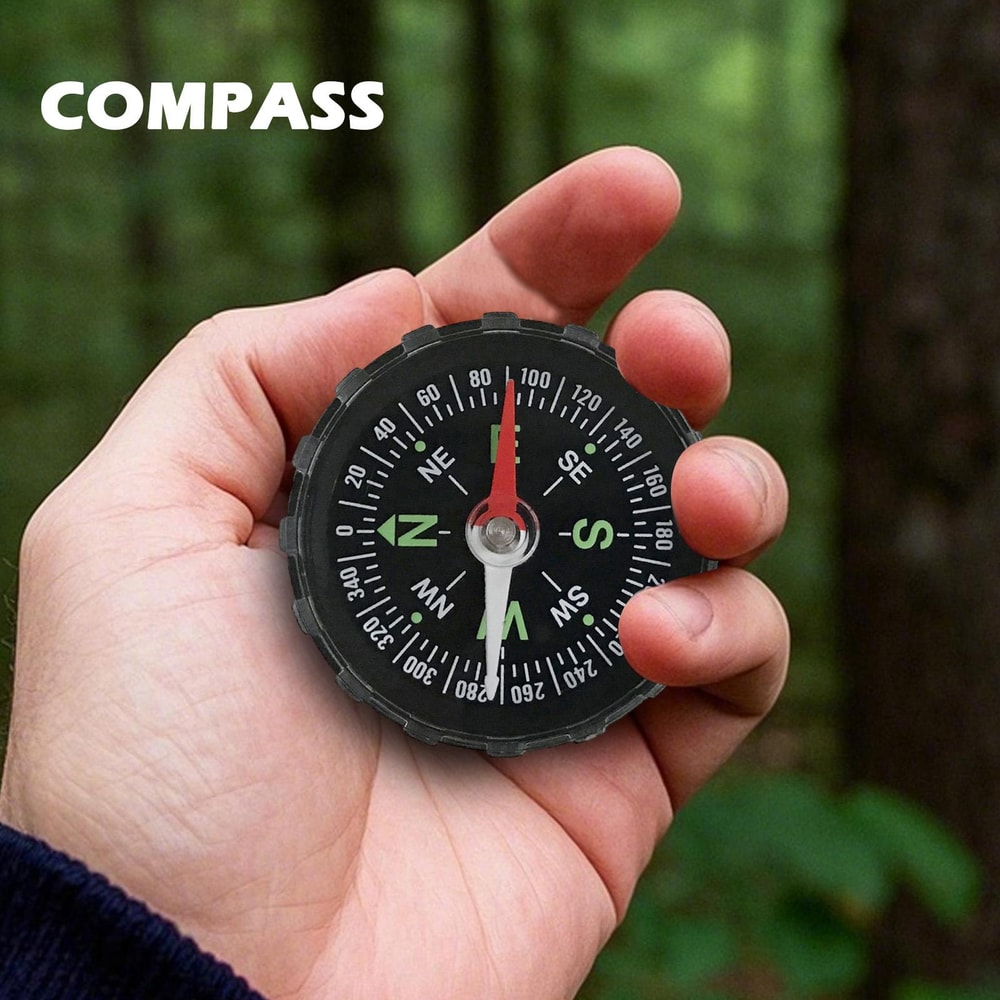 Waterproof Hiking Compass with Multifunctional Sighting for Survival, Orienteering & Mountaineering