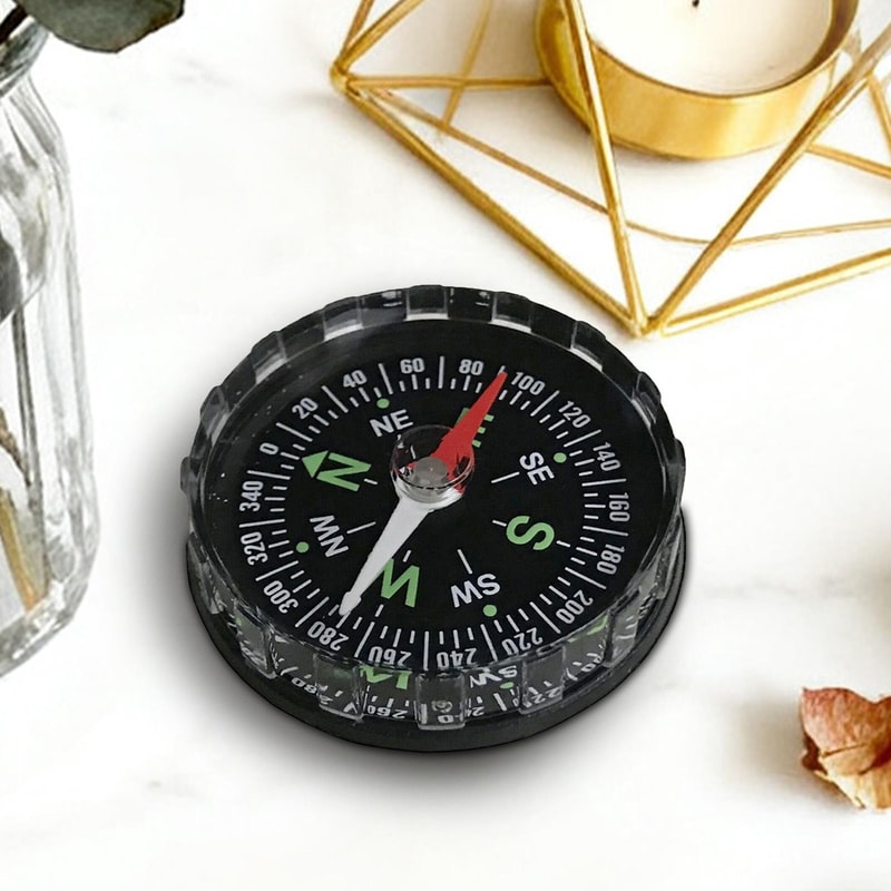 Waterproof Hiking Compass with Multifunctional Sighting for Survival, Orienteering & Mountaineering