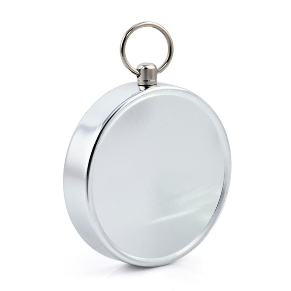 Lightweight Metal Compass Keychain Durable, Portable Navigation Tool for Outdoor Adventures