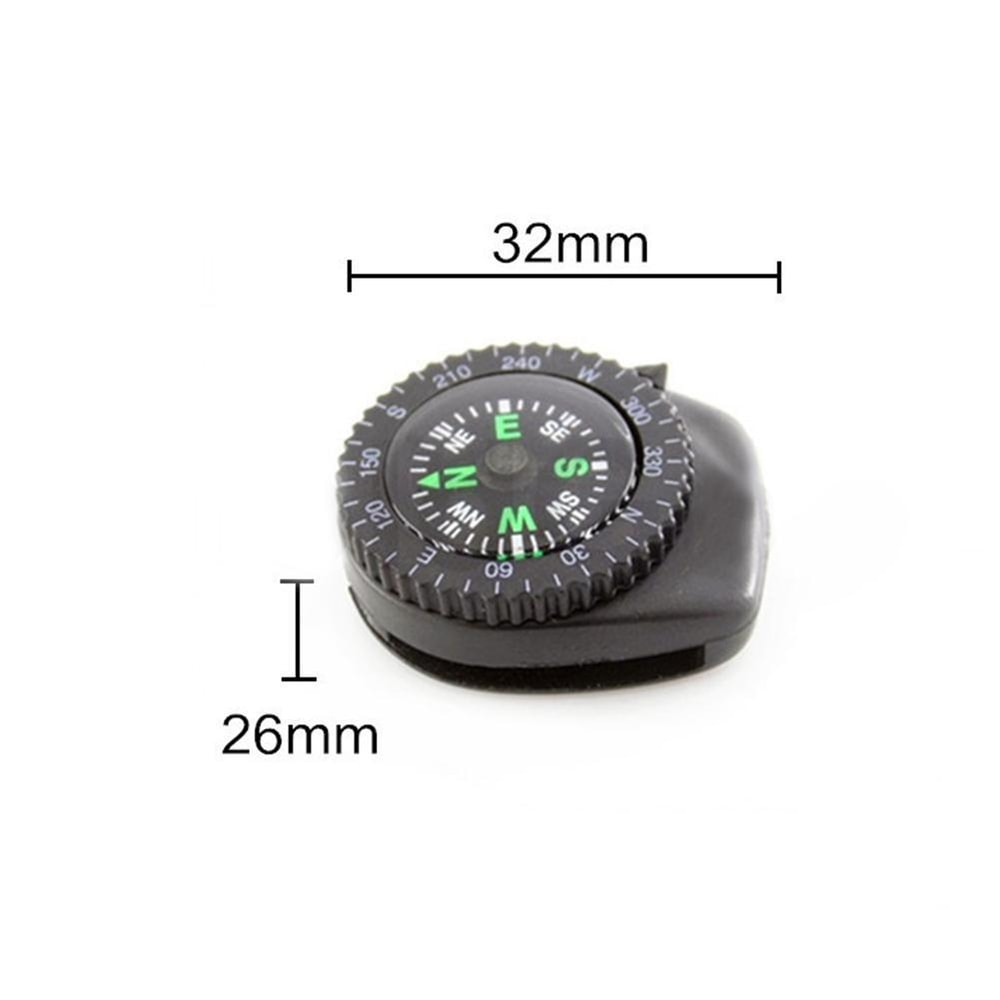 Portable Mini Compass for Outdoor Adventures Detachable Survival Navigation Tool