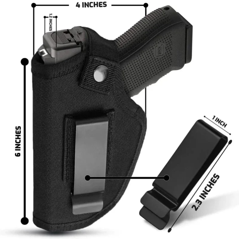 Universal Concealed Carry Holster for Right & Left Adjustable and Versatile