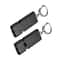 Durable Aluminum Alloy Survival Whistle Tubes Outdoor EDC Tool for Emergency Situations