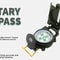 Multifunction Compass Metal Military Green North Indicator for Outdoor Use