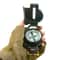 Multifunction Compass Metal Military Green North Indicator for Outdoor Use