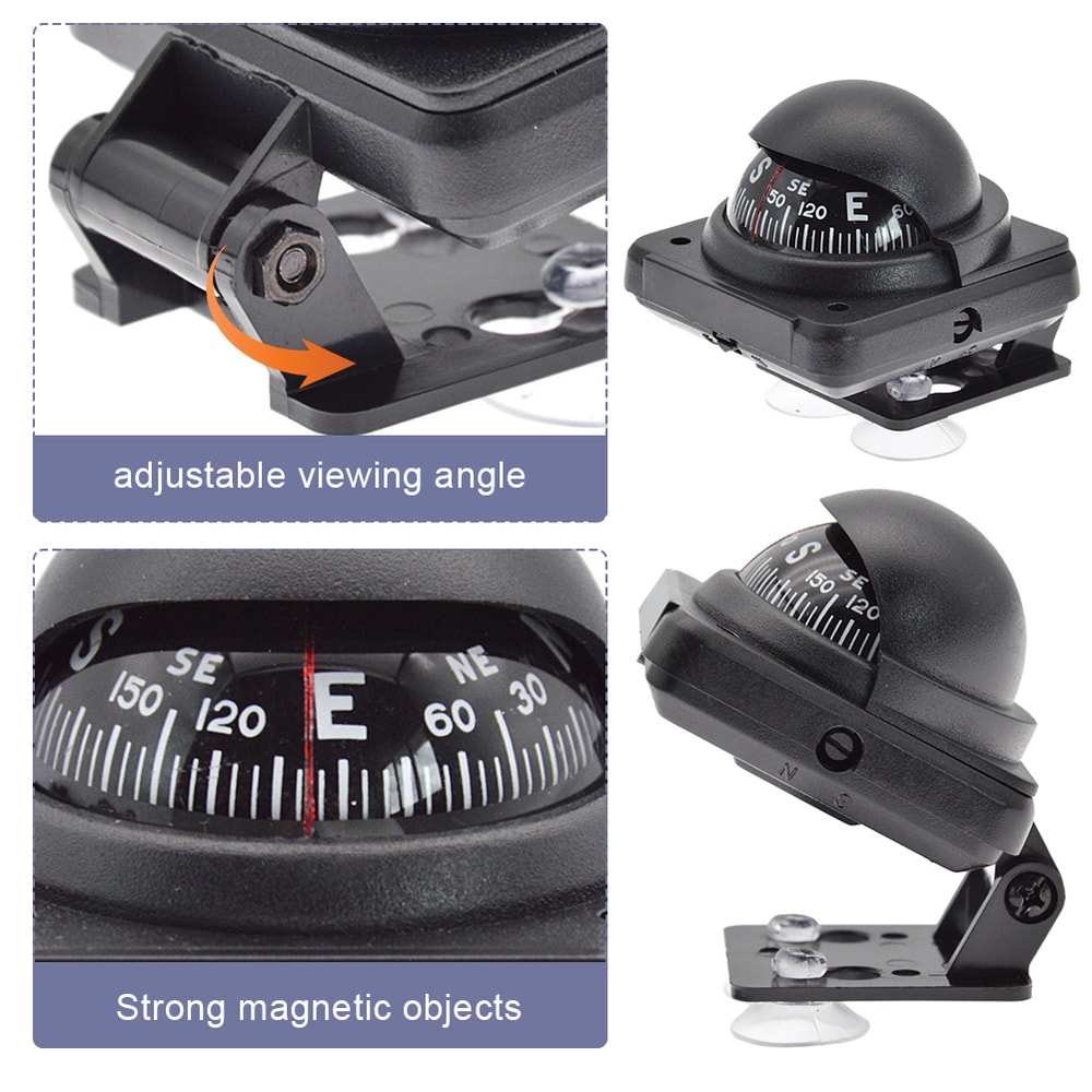 Waterproof Magnetic Compass Mini Ball For Car Boat Caravan Truck 4