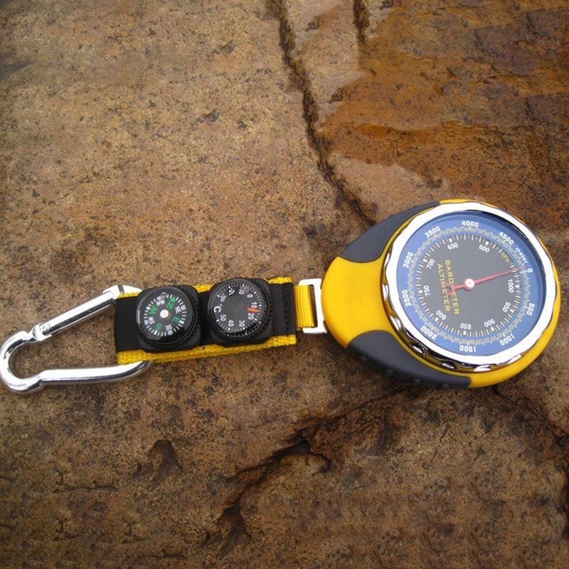 Altitude Meter Altimeter Compass Barometer Thermometer for Outdoor Adventure
