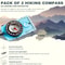 Waterproof Hiking Compass with Backpack Clip Best Survival Tool for Map Reading