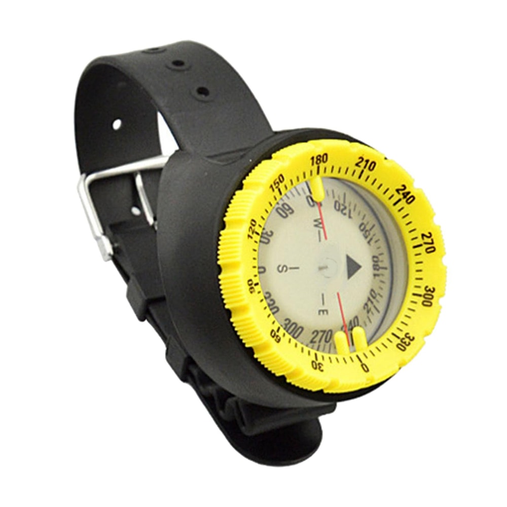 Glow in the Dark Underwater Compass Gauge Durable Navigation Tool for Deep Sea Exploration