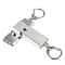 Flat Aluminum Alloy Survival Whistle Tube Outdoor EDC Tool for Emergency Situations