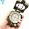 Multifunctional Tactical Military Compass | Waterproof & Impact-Resistant Lensatic Compass for Hiking & Survival