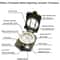 Multifunctional Tactical Military Compass | Waterproof & Impact-Resistant Lensatic Compass for Hiking & Survival