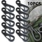 Mini Carabiner Paracord Tactical Gear Hooks Key Chain – Durable EDC Survival Climbing Spring Backpack Clasps Keychain