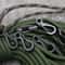 Mini Carabiner Paracord Tactical Gear Hooks Key Chain – Durable EDC Survival Climbing Spring Backpack Clasps Keychain