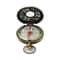 Retro Brass Pocket Compass Waterproof, Portable Navigation for Outdoor Adventures