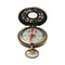 Retro Brass Pocket Compass Waterproof, Portable Navigation for Outdoor Adventures