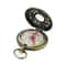 Retro Brass Pocket Compass Waterproof, Portable Navigation for Outdoor Adventures