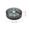 Mini Pocket Compass for Hiking, Camping, and Outdoor Adventures Survival Essential Oil-Filled Compass