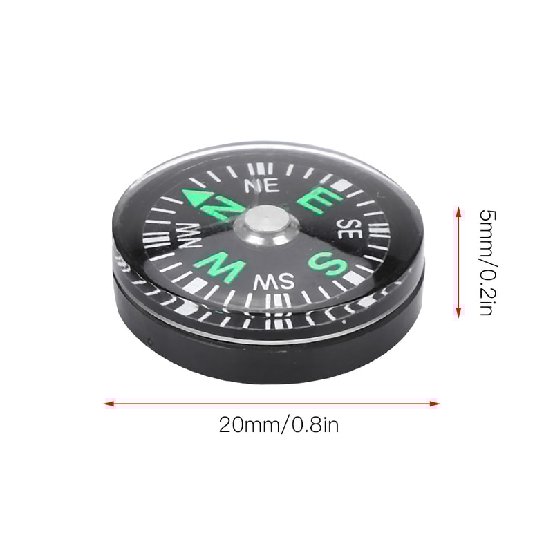 Mini Pocket Compass for Hiking, Camping, and Outdoor Adventures Survival Essential Oil-Filled Compass