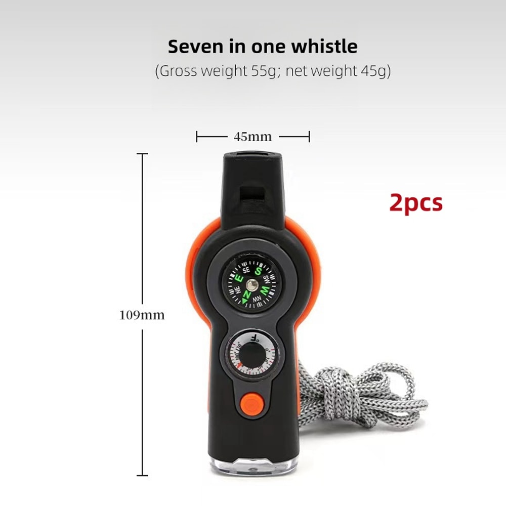 Multi-Function Survival Whistle – Essential Safety Whistle for Hiking & Travel