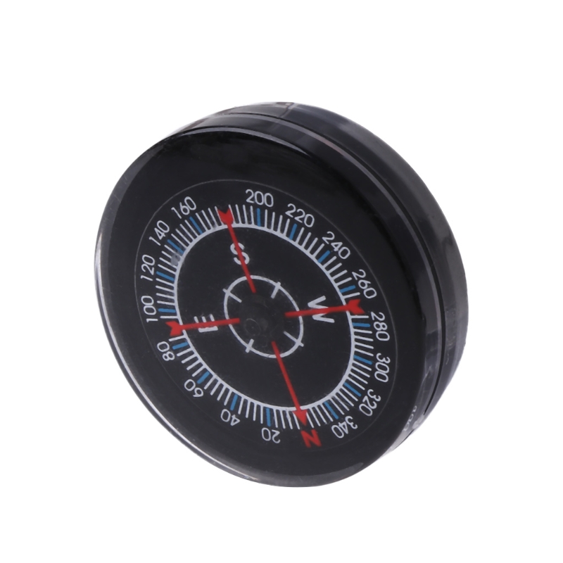 Miniature Button Compass - Compact, Accurate, Oil-Filled Compass for Hiking and Outdoor Adventures