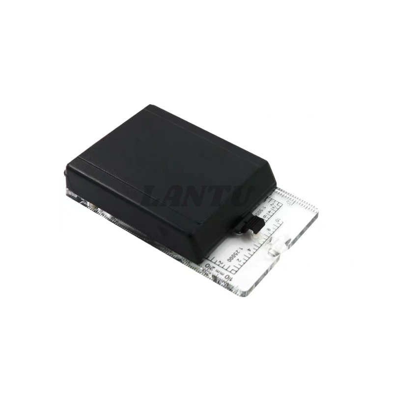 Precision Map Compass with Slope Meter & Glow in the Dark Waterproof Navigation Tool for Hiking and Camping