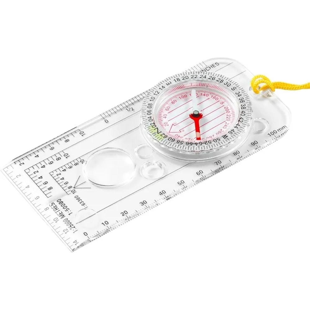 Navigation Map Ruler Scouting Scale – Precision Tool for Orienteering, Backpacking & Outdoor Adventure