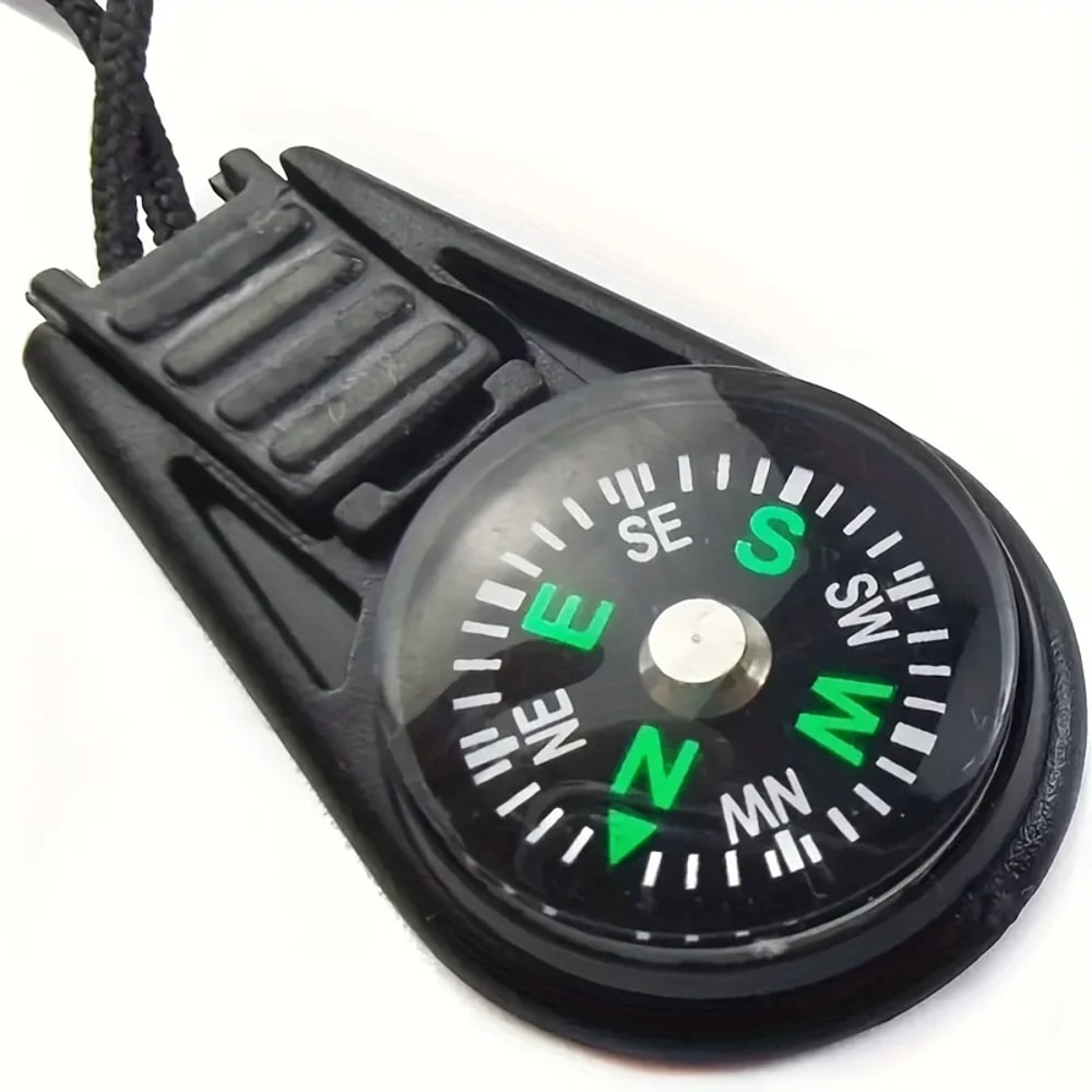 Portable Mini Compass for Outdoor Adventures Hiking, Camping, Travel Survival Tool