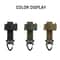 Tactical Gear Keychain Hook – Durable Mountaineering Pouch Belt Clip for Gloves, Rope, and Camping Gear