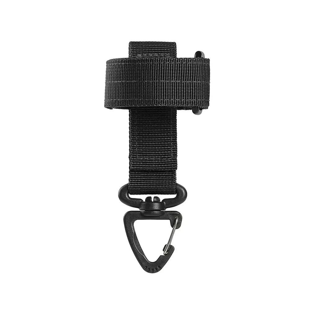 Tactical Gear Keychain Hook – Durable Mountaineering Pouch Belt Clip for Gloves, Rope, and Camping Gear