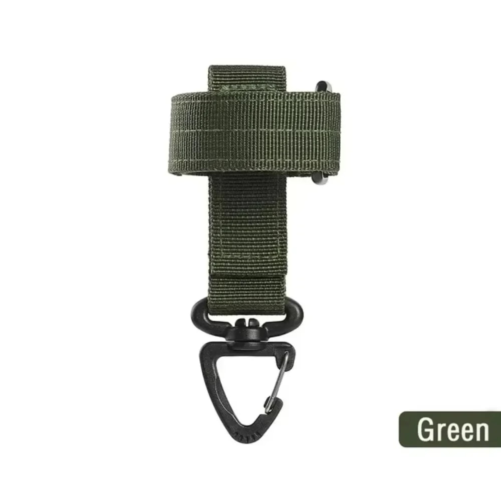 Tactical Gear Keychain Hook – Durable Mountaineering Pouch Belt Clip for Gloves, Rope, and Camping Gear