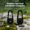 Mini Multifunctional Compass Survival Keychain with Thermometer Accurate Direction for Camping & Hiking Navigation