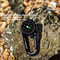Mini Multifunctional Compass Survival Keychain with Thermometer Accurate Direction for Camping & Hiking Navigation