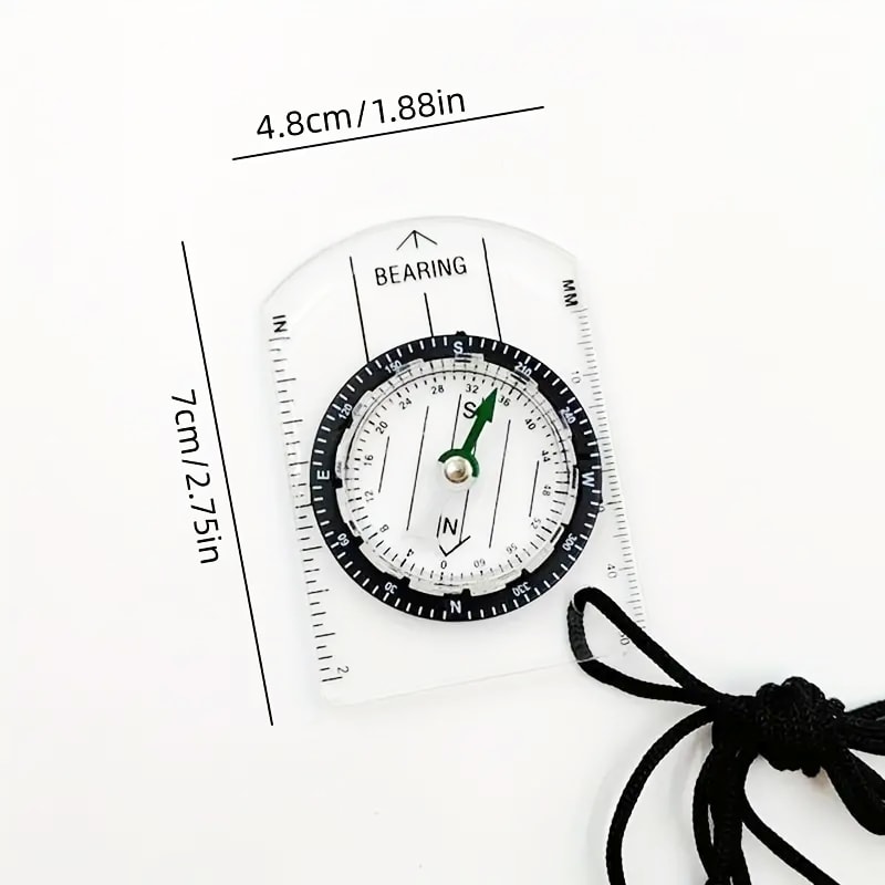 Orienteering Compass Set Map Compass for Hiking, Camping & Kids' Adventure