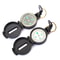 Portable Green Folding Lens Compass Multifunctional Outdoor Gadget for Hiking, Camping, and Sports