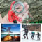 Acrylic Map Ruler Compass Multi-functional Transparent Navigation Tool for Orienteering & Outdoor Camping