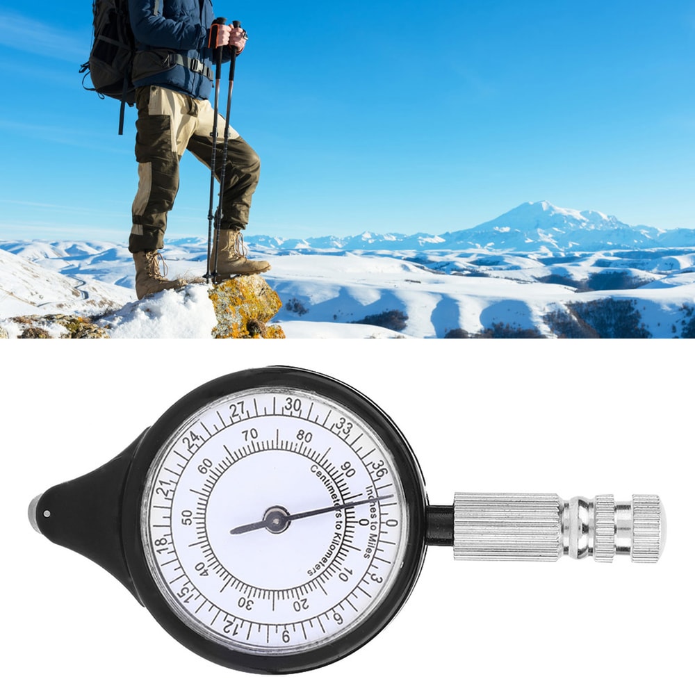 Multifunctional Mini Map Measuring Instrument Compact Distance Calculator For Outdoor Adventures 2