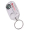 Portable Multifunctional Compass & Thermometer Keychain Compact Tool for Hiking and Camping Adventures