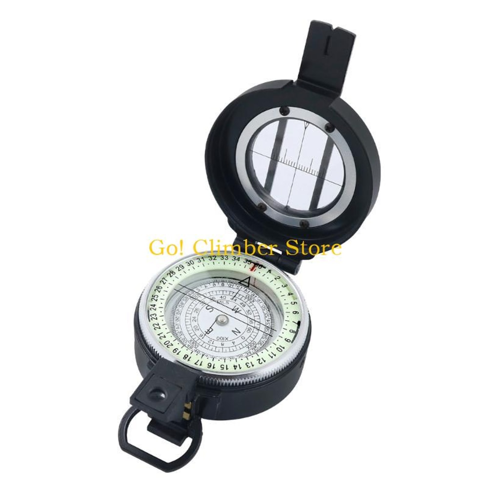 Vintage Luminous Pocket Compass for Camping, Hiking & Backpacking Durable Navigation Tool