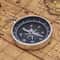 Mini Pocket Compass Keychain – Portable Aluminum Alloy Travel Gift for Outdoor Adventures