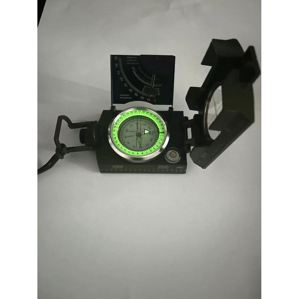 Military-Grade Multifunctional Luminous Outdoor Compass Survival Gear for Adventurers