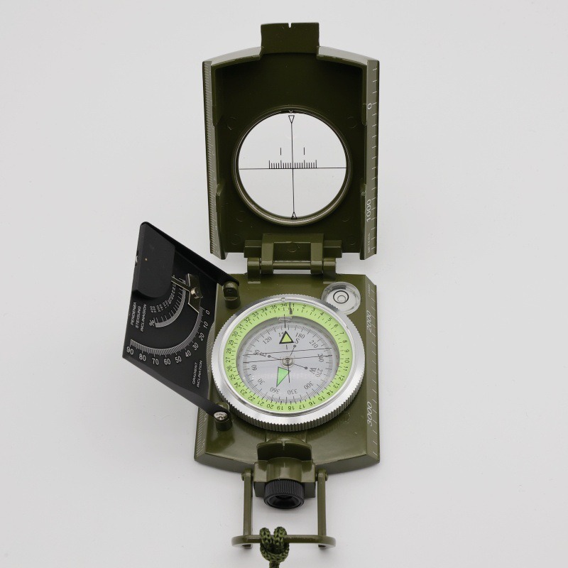 Military-Grade Multifunctional Luminous Outdoor Compass Survival Gear for Adventurers