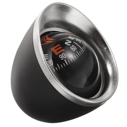 vintage car compass dash mount navigation accessory for boat, truck, rv abs acrylic sphere shaped automotive