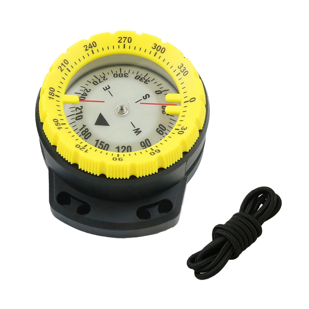 Underwater Diving Compass Luminous Waterproof Dive Wrist Compass With Elastic Rope For Navigation 6