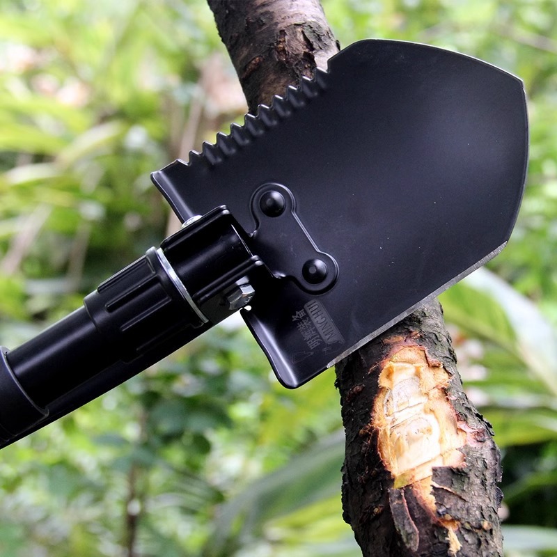 Multi-Functional Military Shovel – Manganese Steel, Heavy Duty Outdoor Camping & Survival Tool