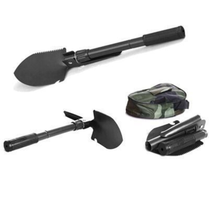 Multi-Functional Military Shovel – Manganese Steel, Heavy Duty Outdoor Camping & Survival Tool