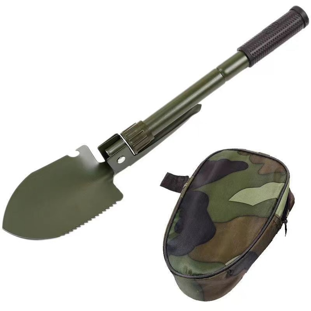 Multi-Functional Military Shovel – Manganese Steel, Heavy Duty Outdoor Camping & Survival Tool