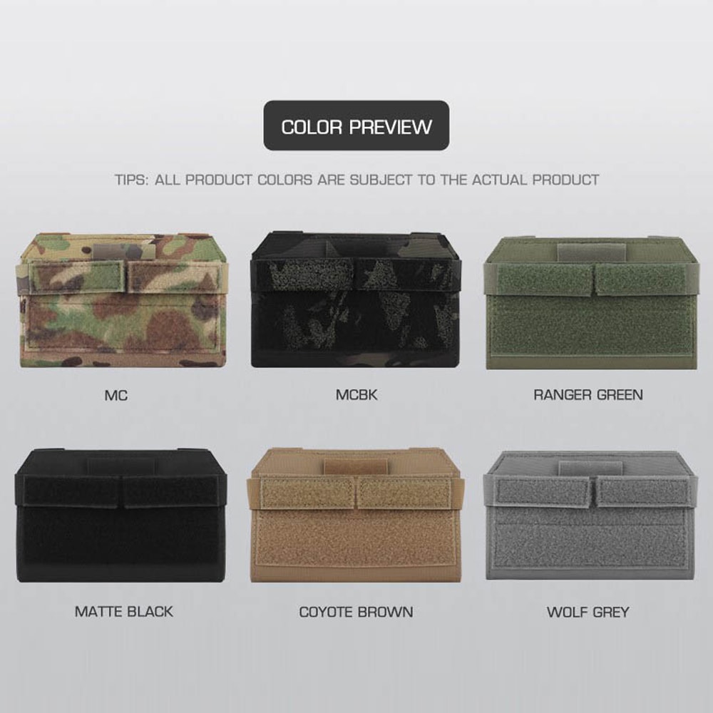 Tactical Plate Carrier Chest Admin Pouch Crye Style Military Airsoft Vest Accessory With Phone And 5